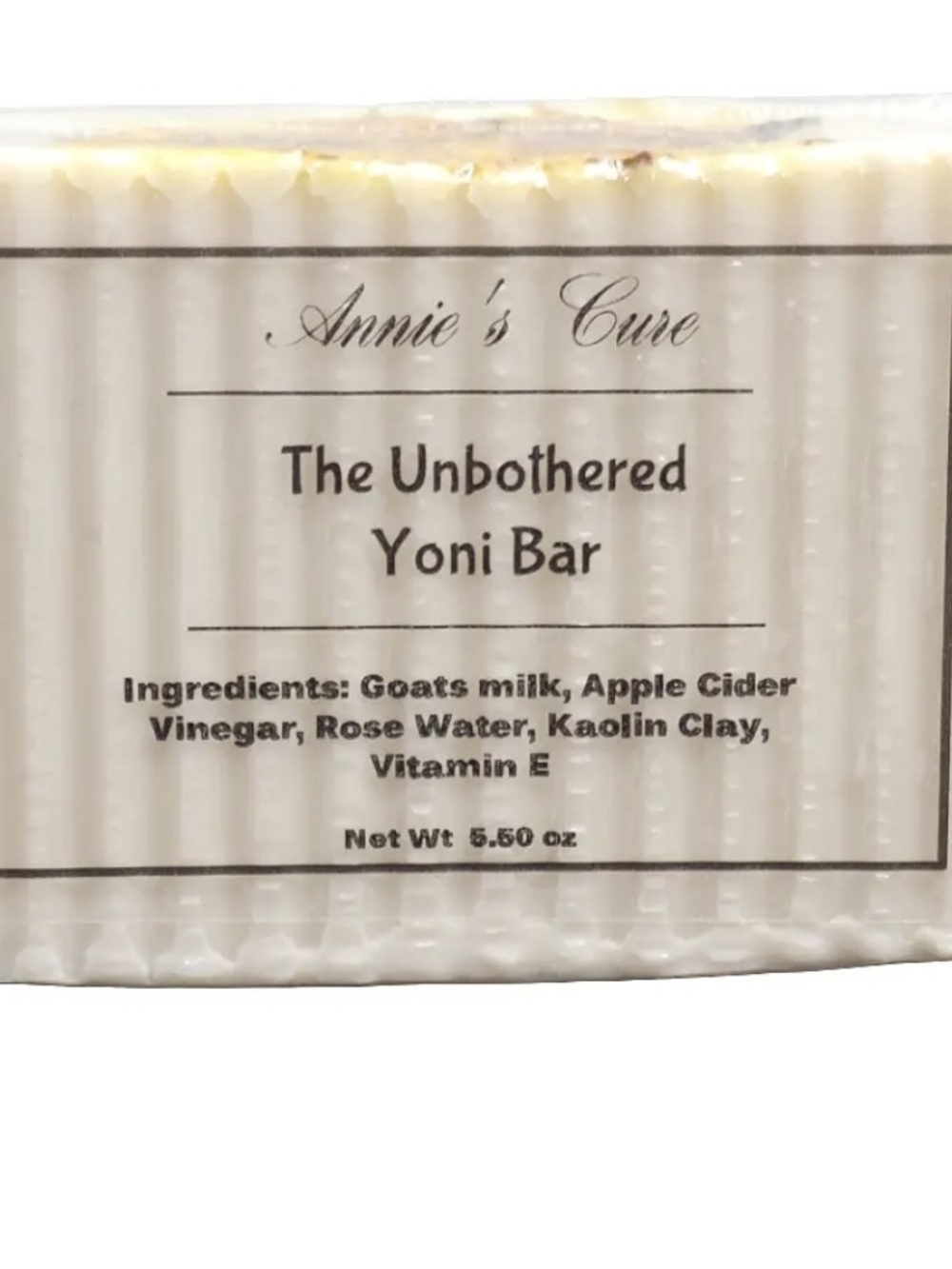 Truly Unbothered Yoni Bar: Natural, Soothing Cleansing Bar By Annie's Cure